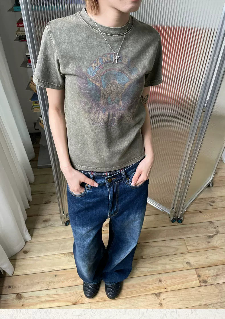 MMBBT Crew Neck Front Shoulder Short Tee