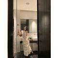 YOUNG KYLIN Neck Sleeveless Backless Waist Dress