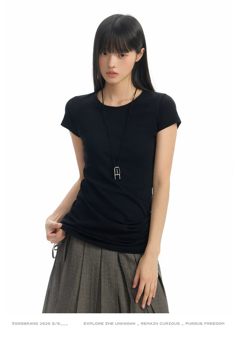TGNS Mesh Stacking Front Shoulder Slim Tee