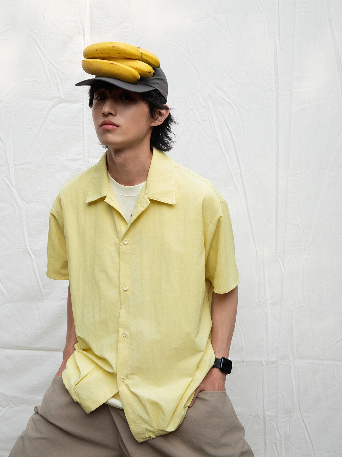 Mentmate Summer Dopamine Color Scheme Solid Color Shirt