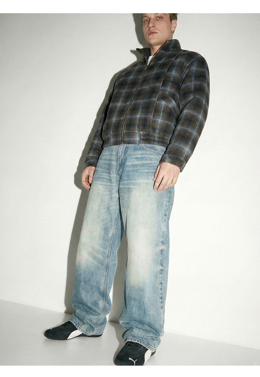 MADEEXTREME Vintage Loose Casual Straight Jeans