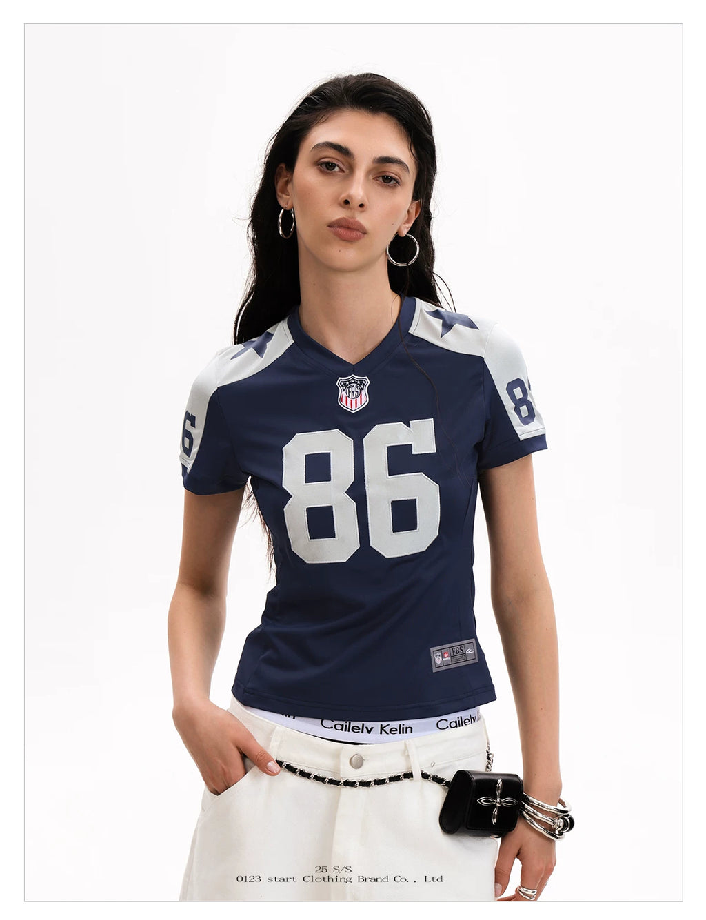 0123Start Retro Sports Quick Drying Slim Tee