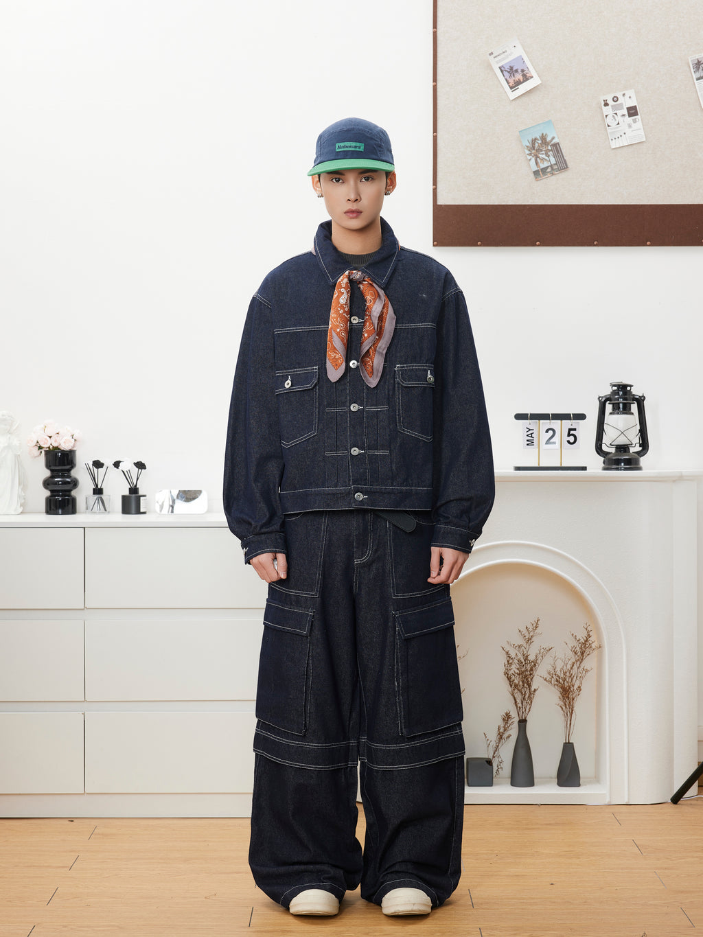 BTSG set series boxy tooling jacket jacket - scimitar jeans Set