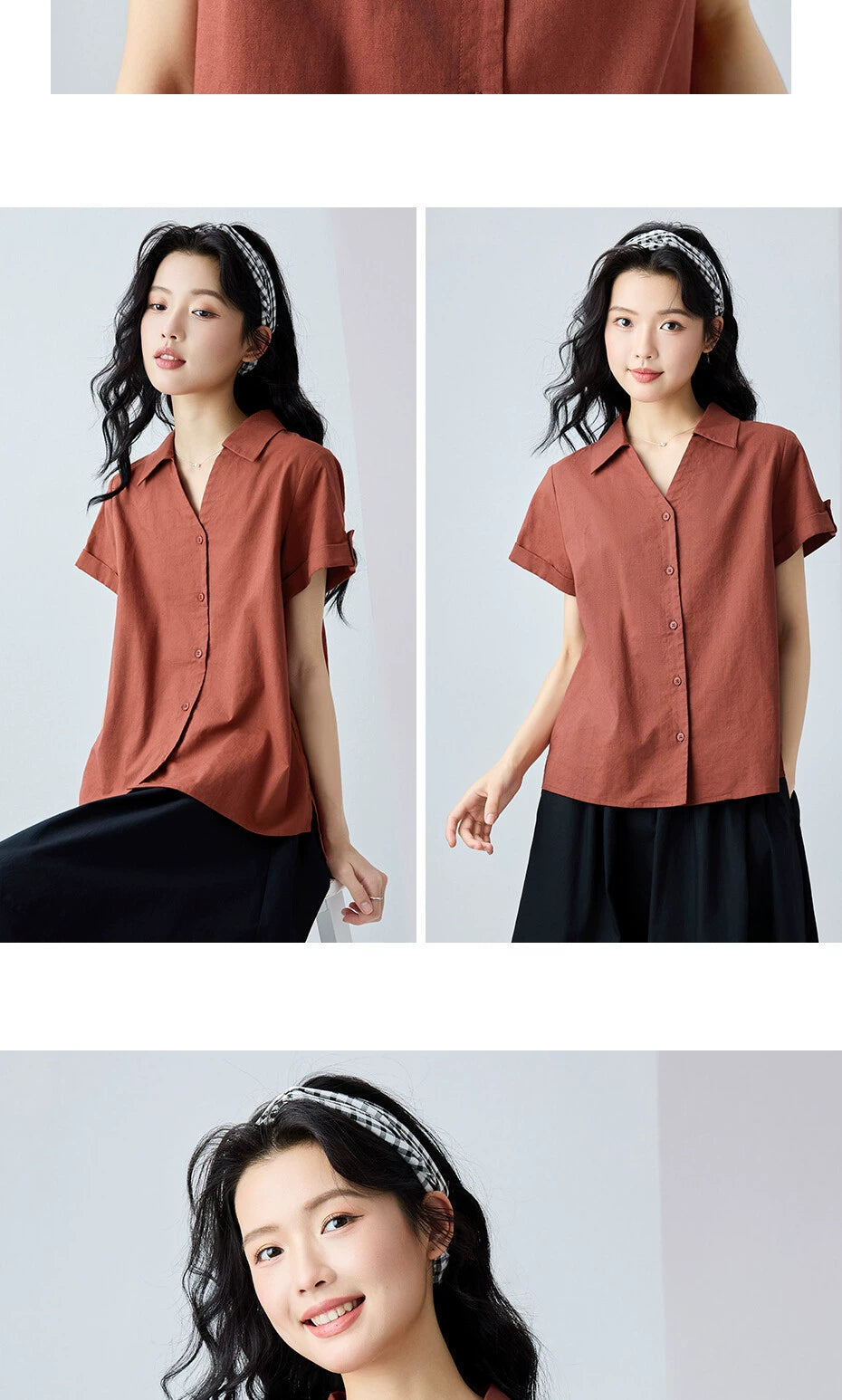 Giordano V-lapel Casual Shirt