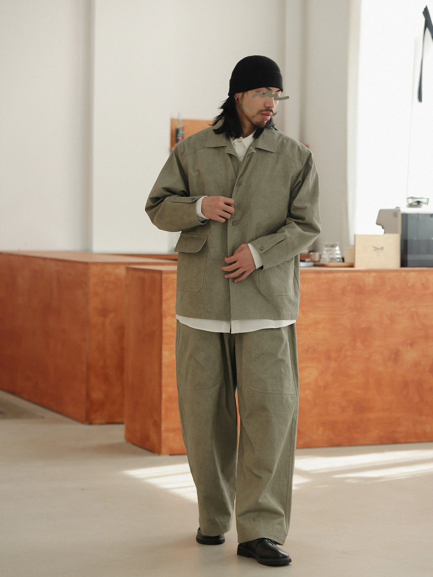 NOEARS Japanese Retro Loose Casual Pants