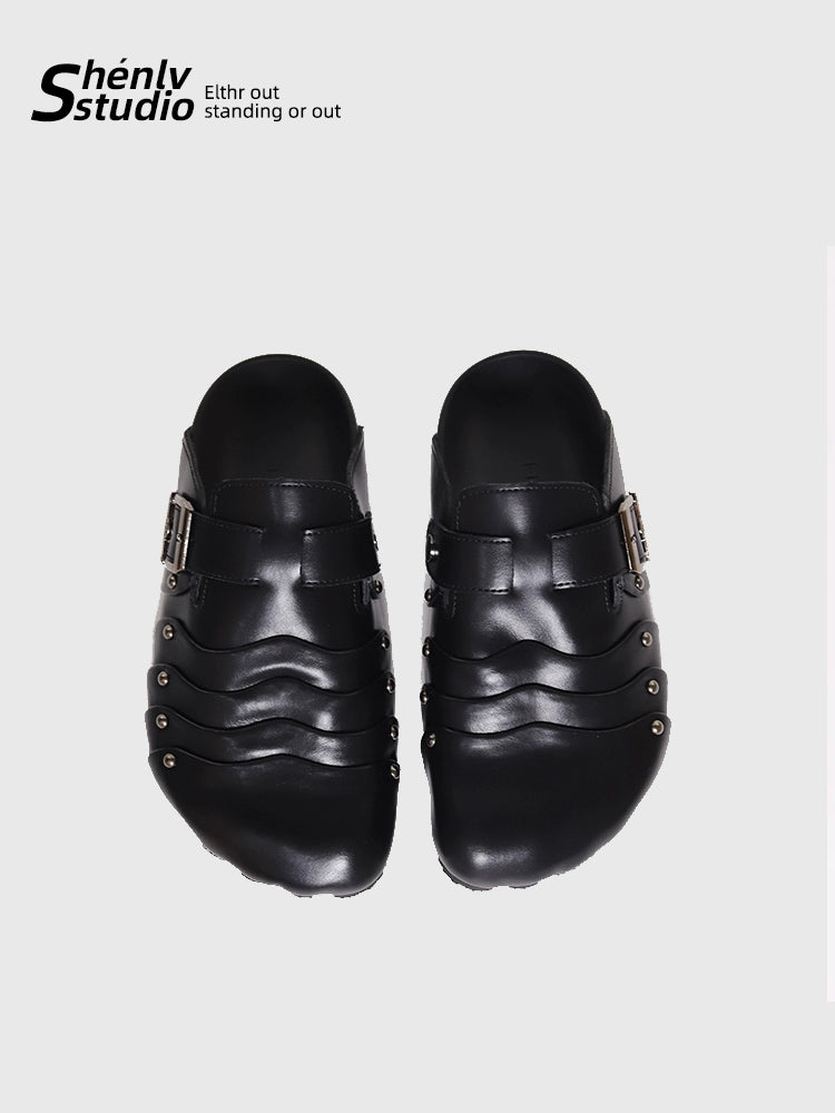 SHENLV STUDIO Multi-layer Stacked Birkenstocks