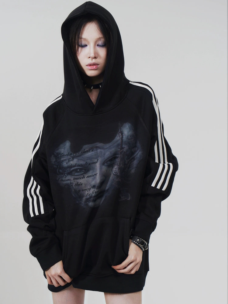 WEBBAR Emo Dark Wind Hooded Sweater