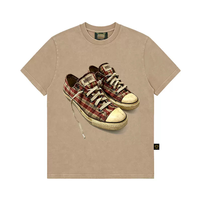 MMBBT Shoe Print Short Front Shoulder Tee