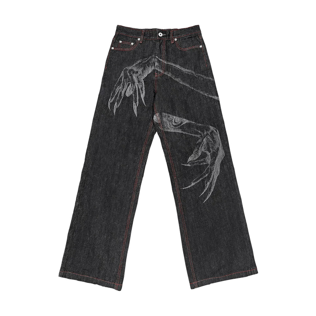 WANNA LAB Straight Baggy Jeans