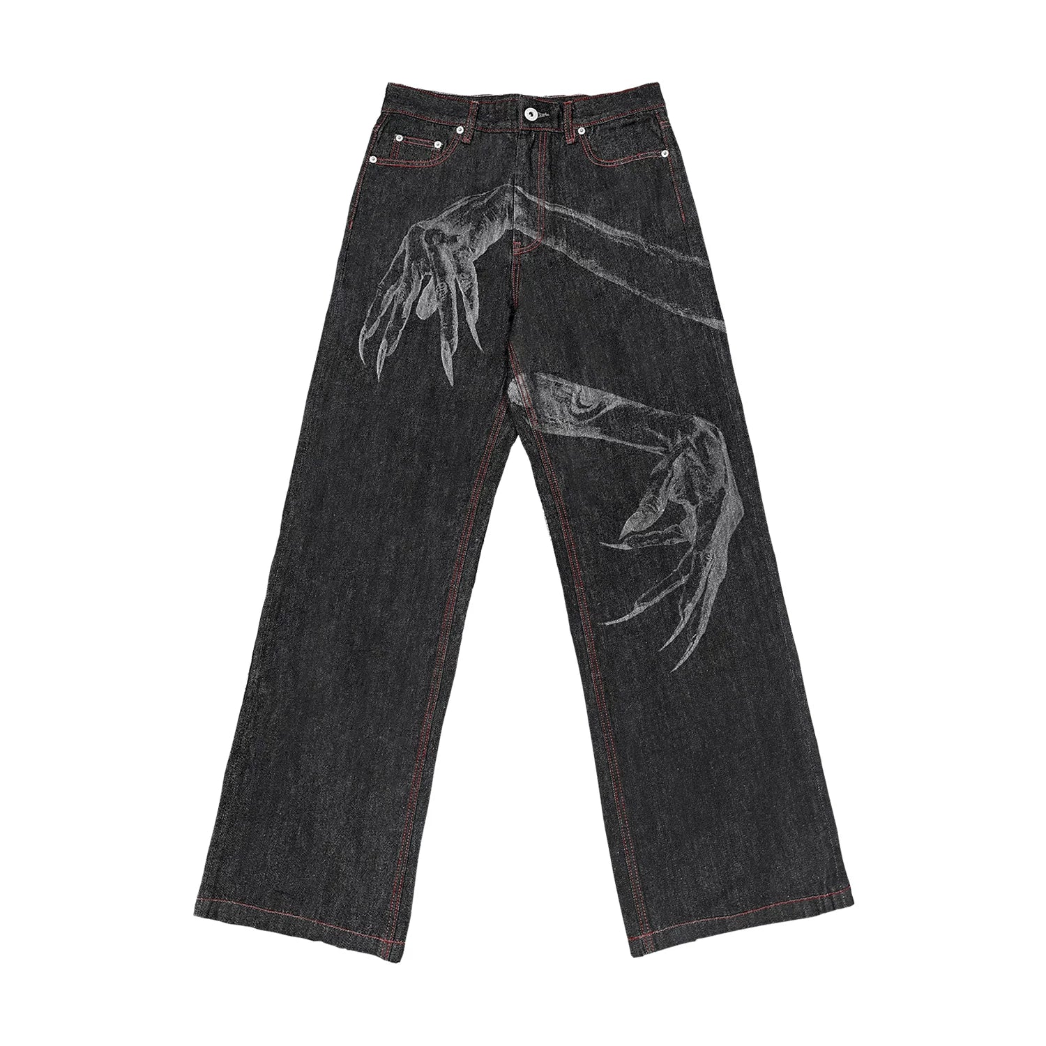 WANNA LAB Straight Baggy Jeans