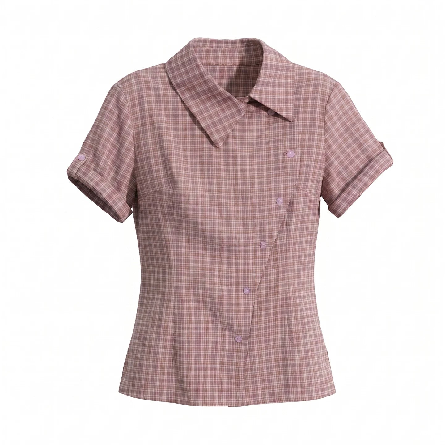 JIKOO Waist Slim Lapel Shirt
