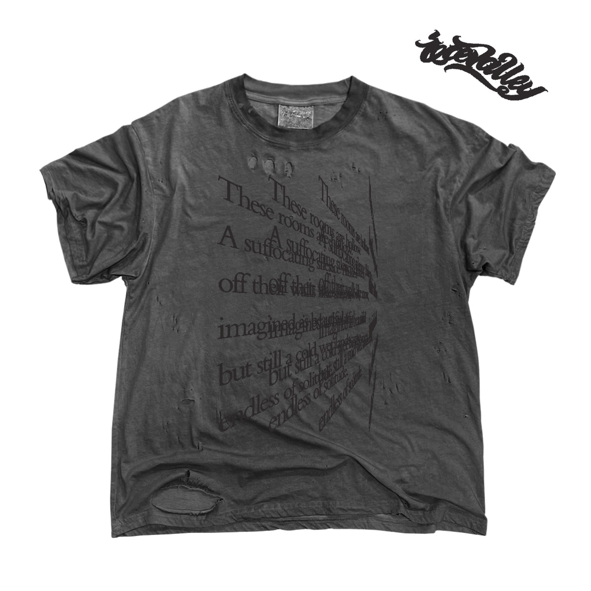 Wang Youbing Studio! DEEP DAMAGE 260g 100% Cotton Tee