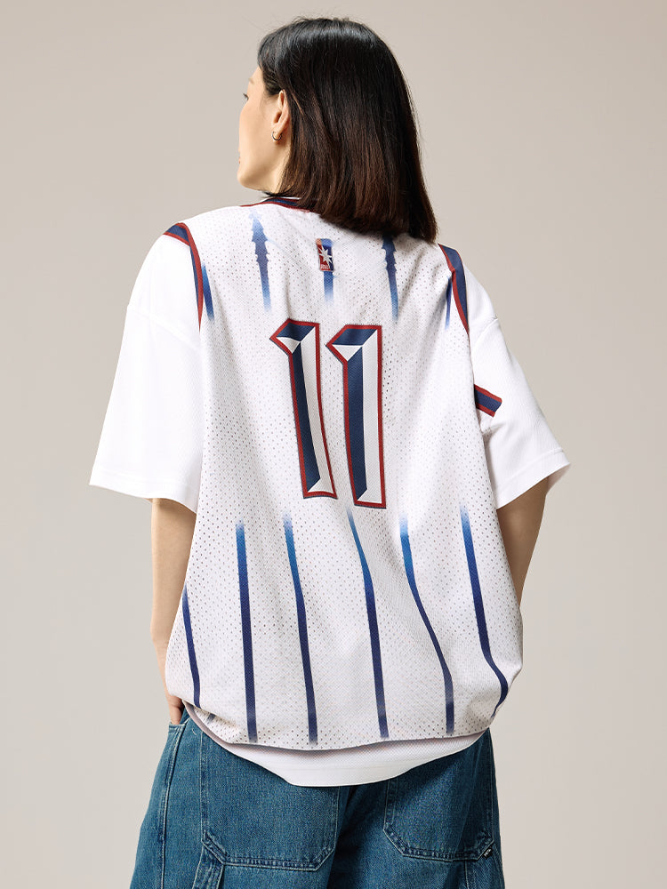 REMEDY Rockets digital printed fake two short-sleeved Tee