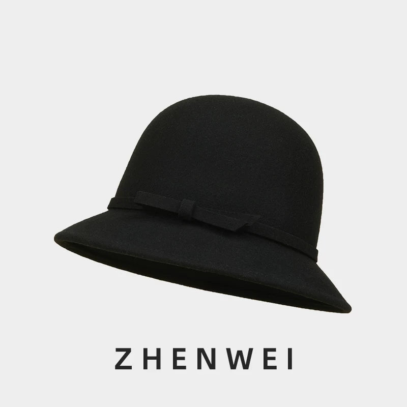 ZHENWEI Wool Extravagant Gift Hat