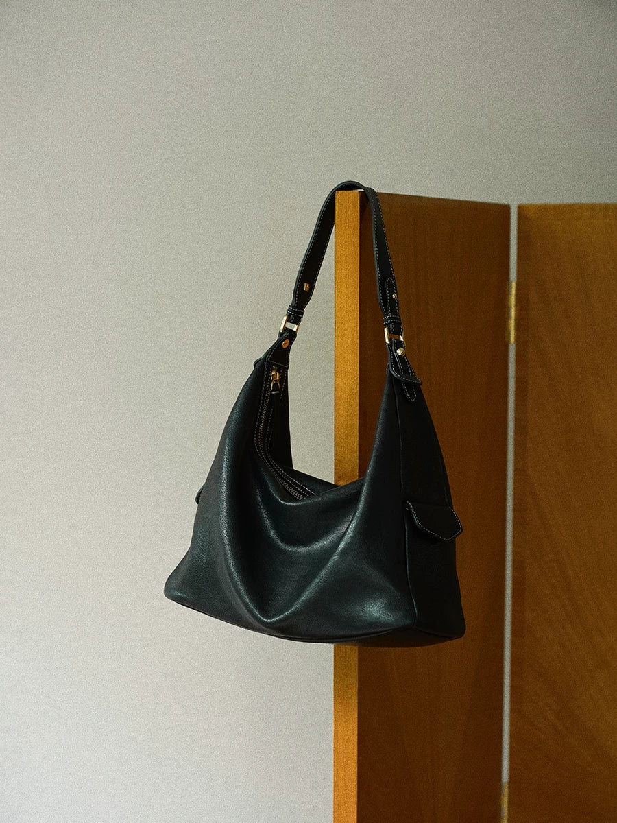 AVALEA Vintage Leather Shoulder Bag