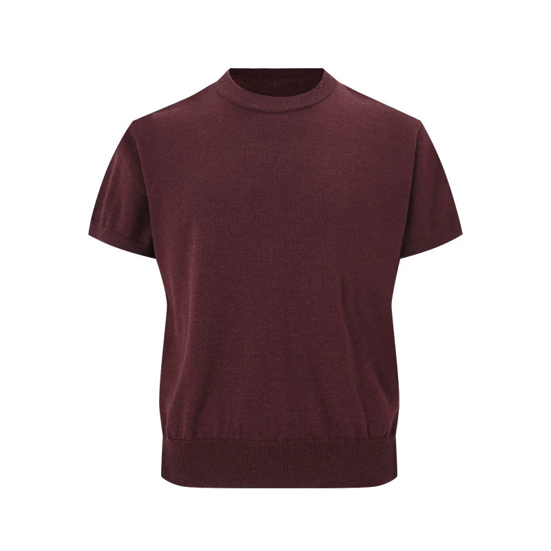 Borrowed Project Casual Knitting Washed Tee