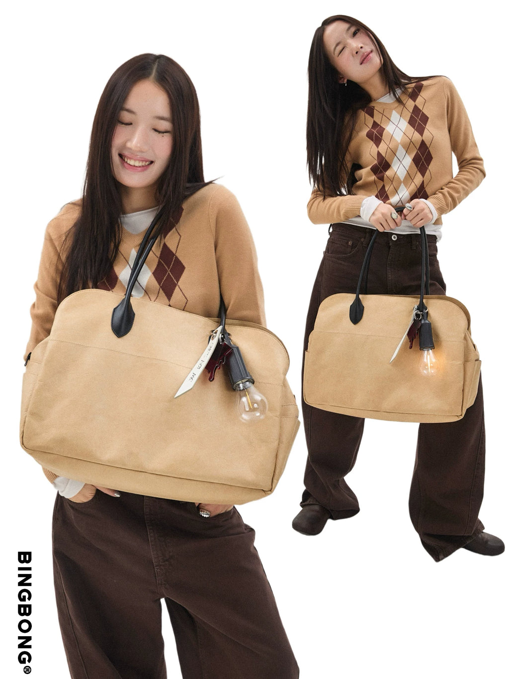 BINGBONG Shoulder Large Capacity Travel Bag