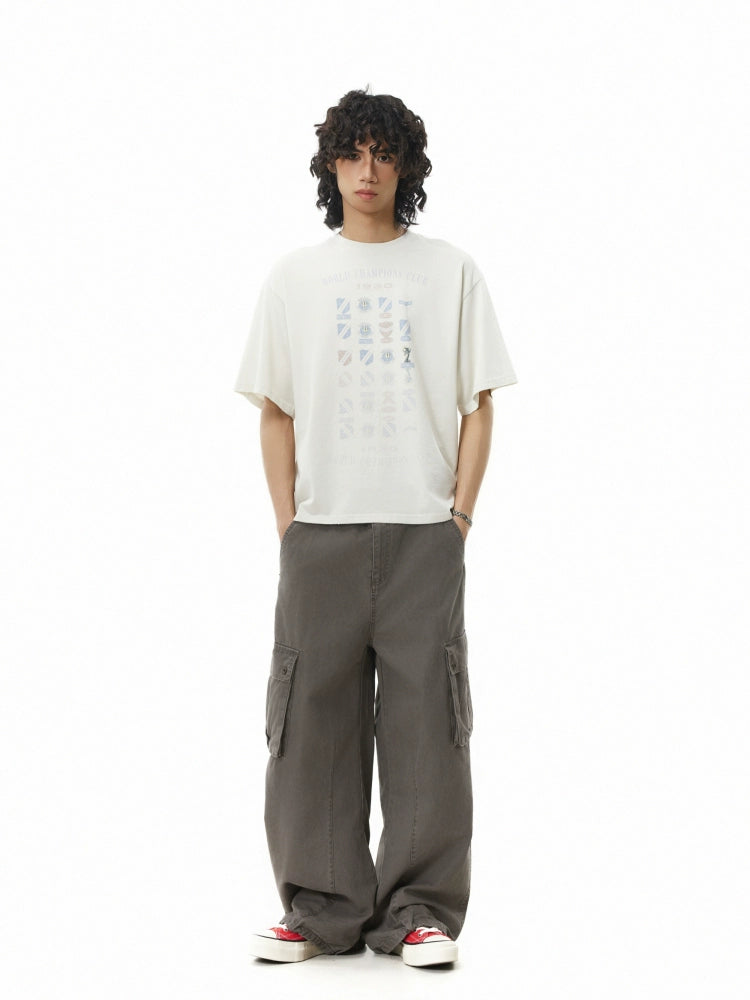 BTSG Retro Silhouette Loose Casual Versatile Tee