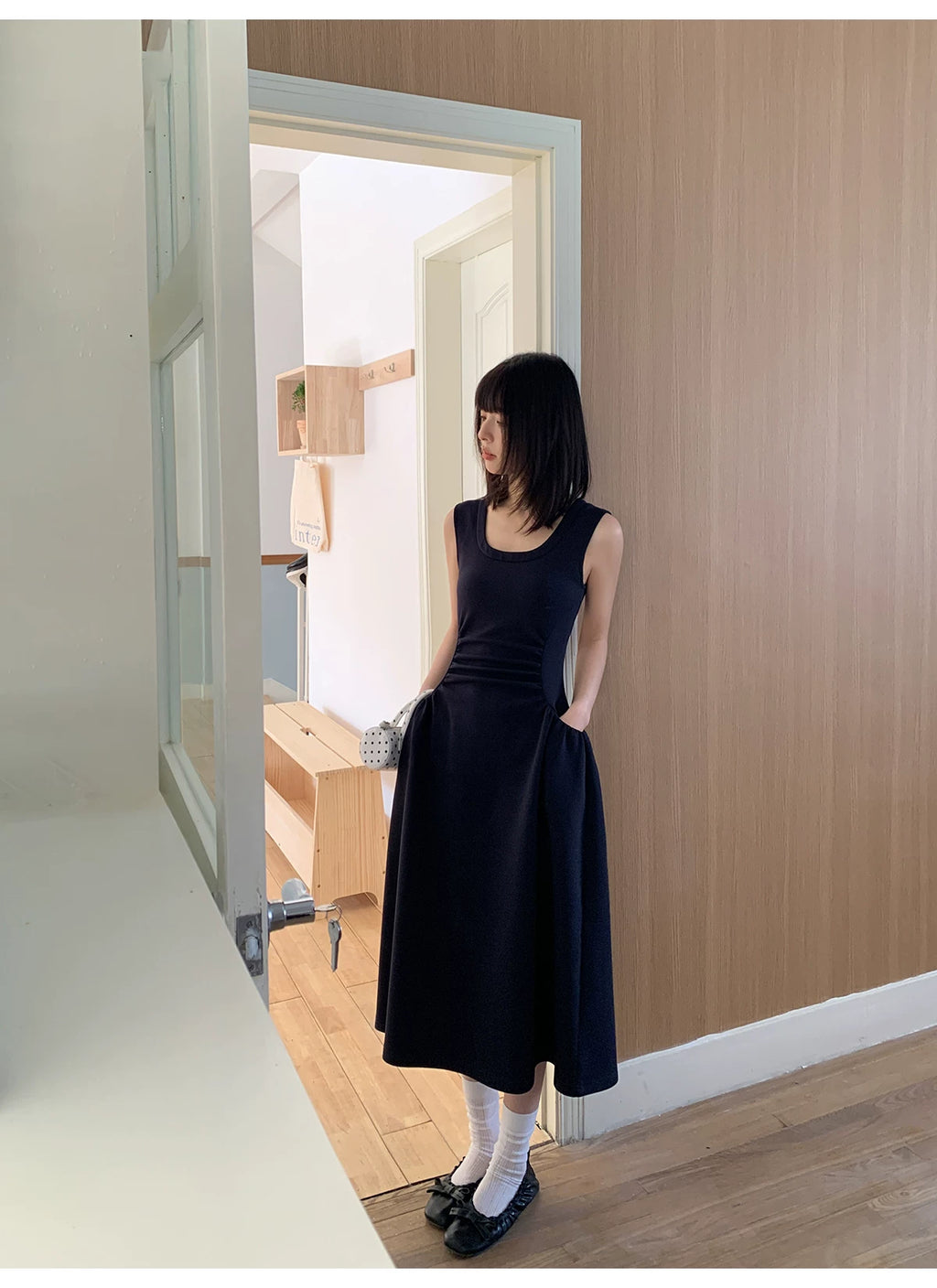 KANO Pleated Deconstruction Tank Top Skirt