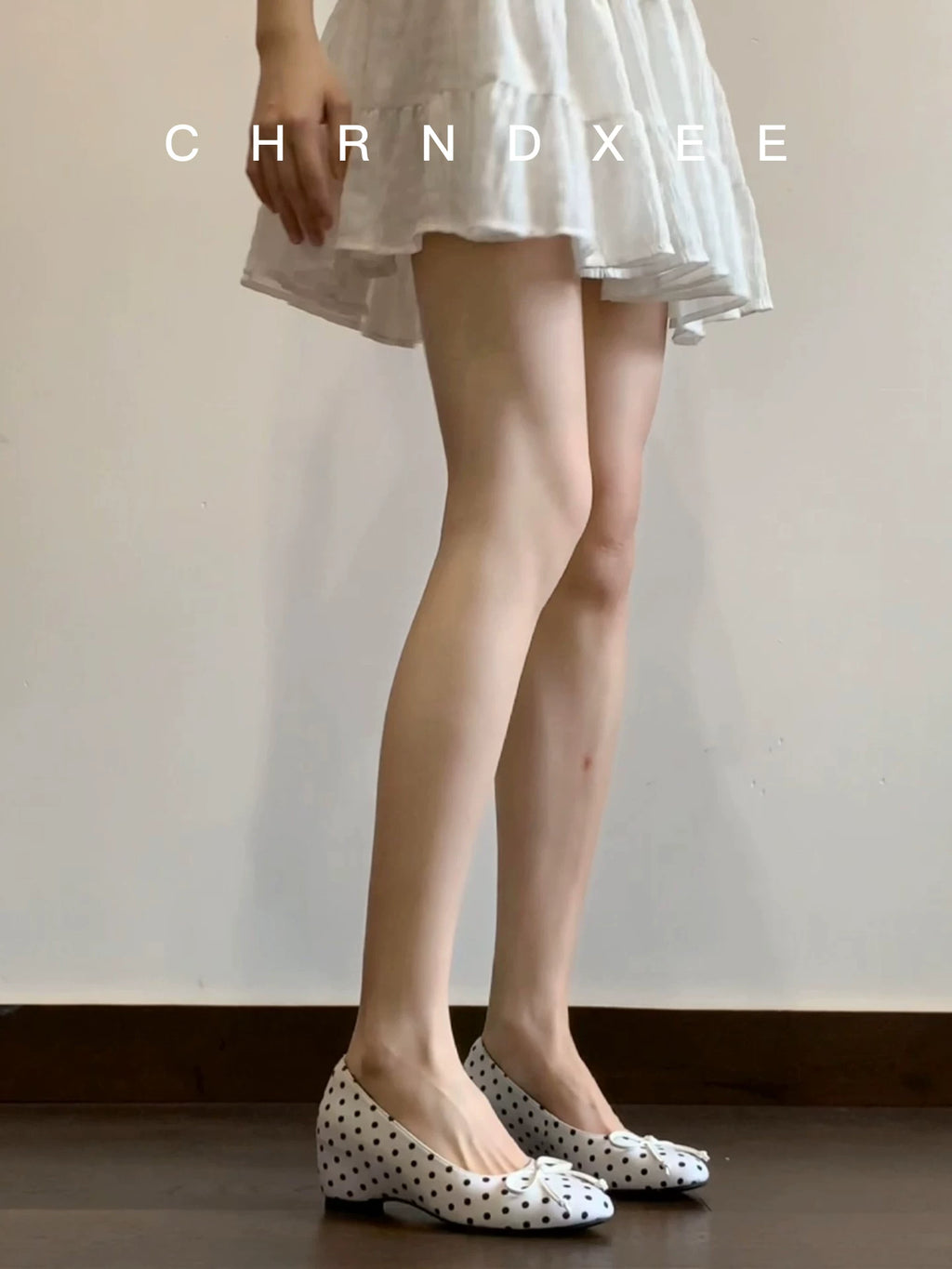 CHRNDXEE Versatile Bow Light Mouth Single Shoes
