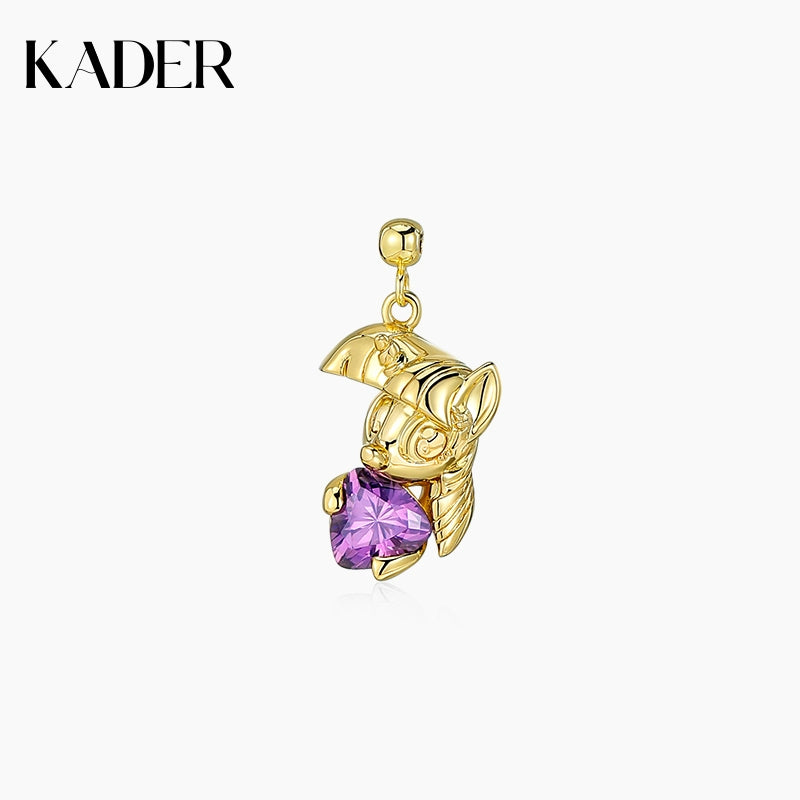 KADER Card Pony Poly Pendant Necklace