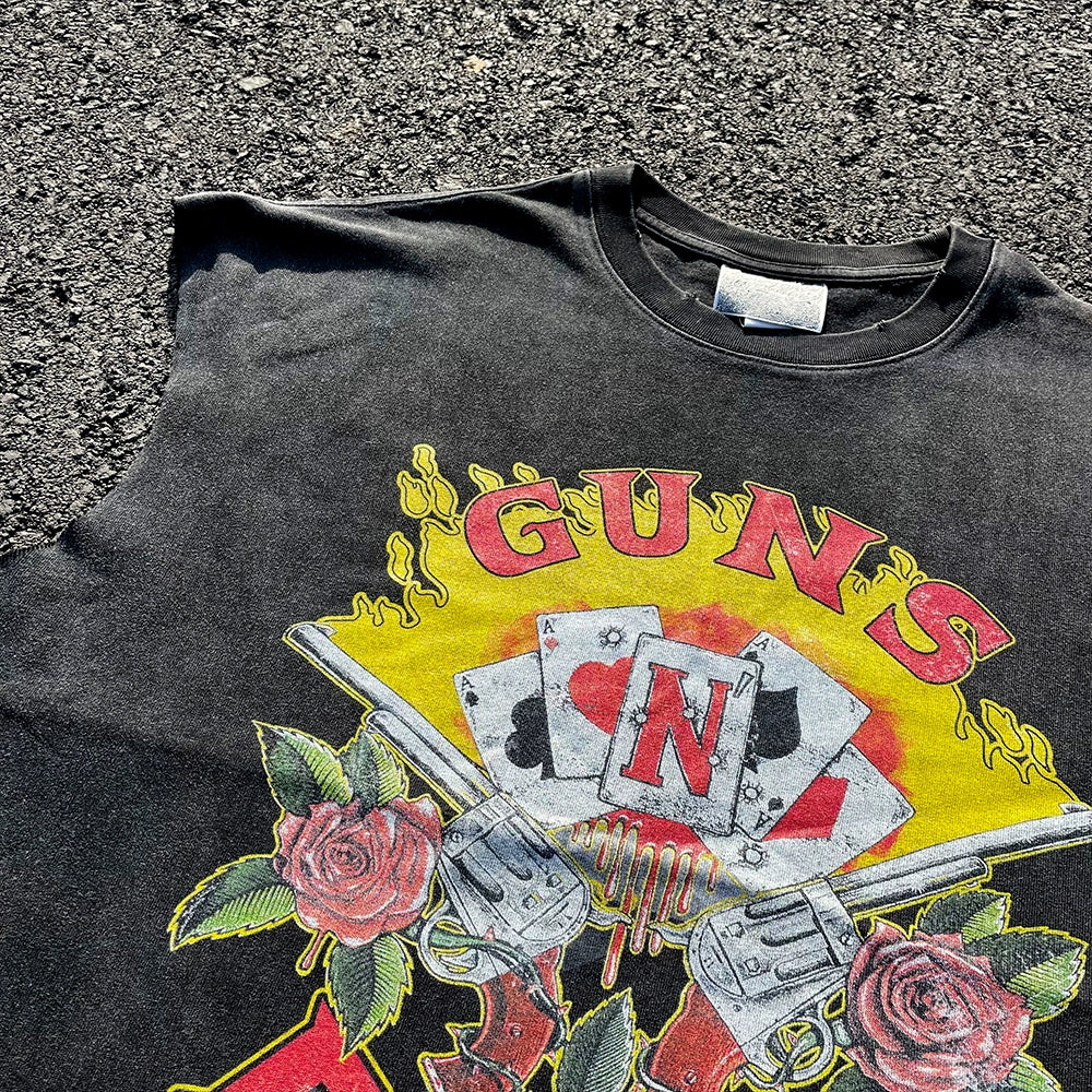 Wang Youbing Studio! GUNSNROSES 220g 100% Cotton Tee
