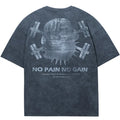MuscleDog Tie-dye Loose Sports and Leisure Tee