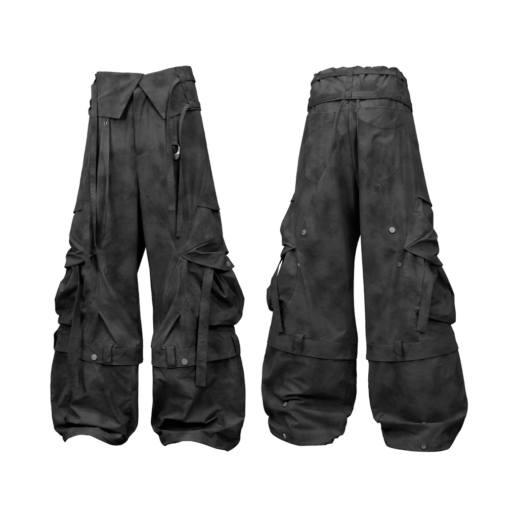 RELABEL Vintage Stitched Loose Overalls