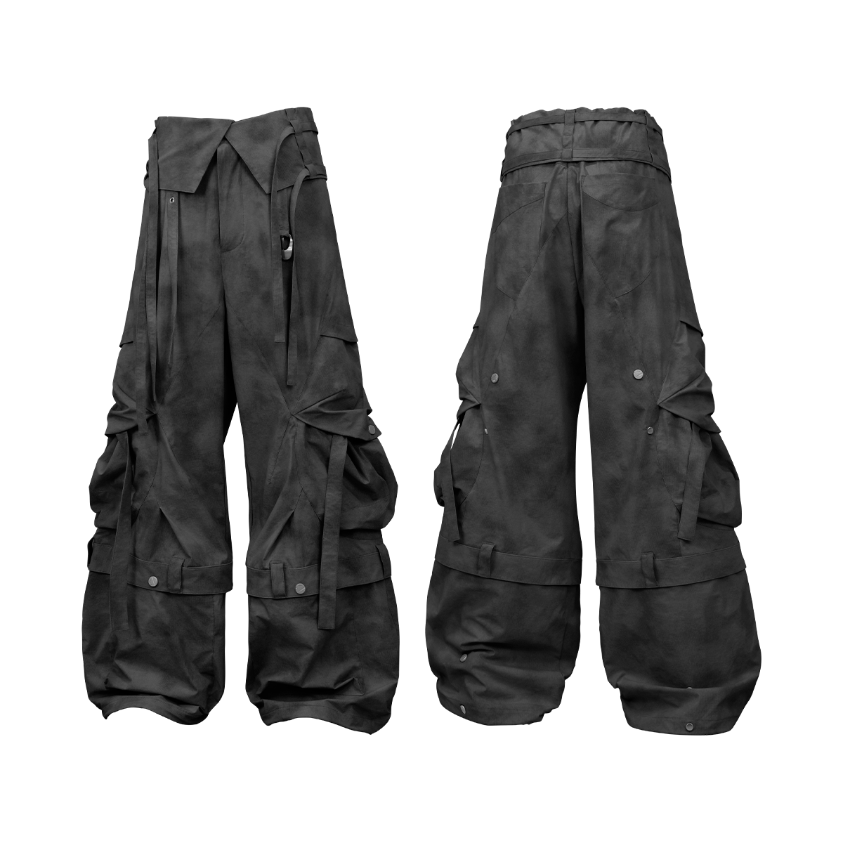 RELABEL Vintage Stitched Loose Overalls