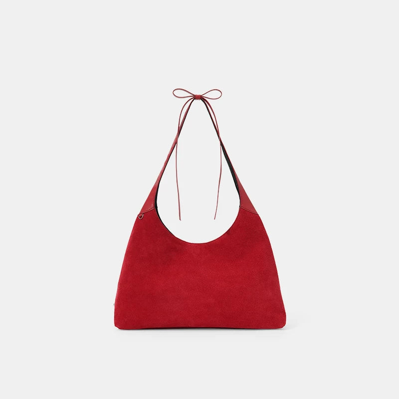 ANGELSKY Simple Bow Design Feeling Armpit Bag
