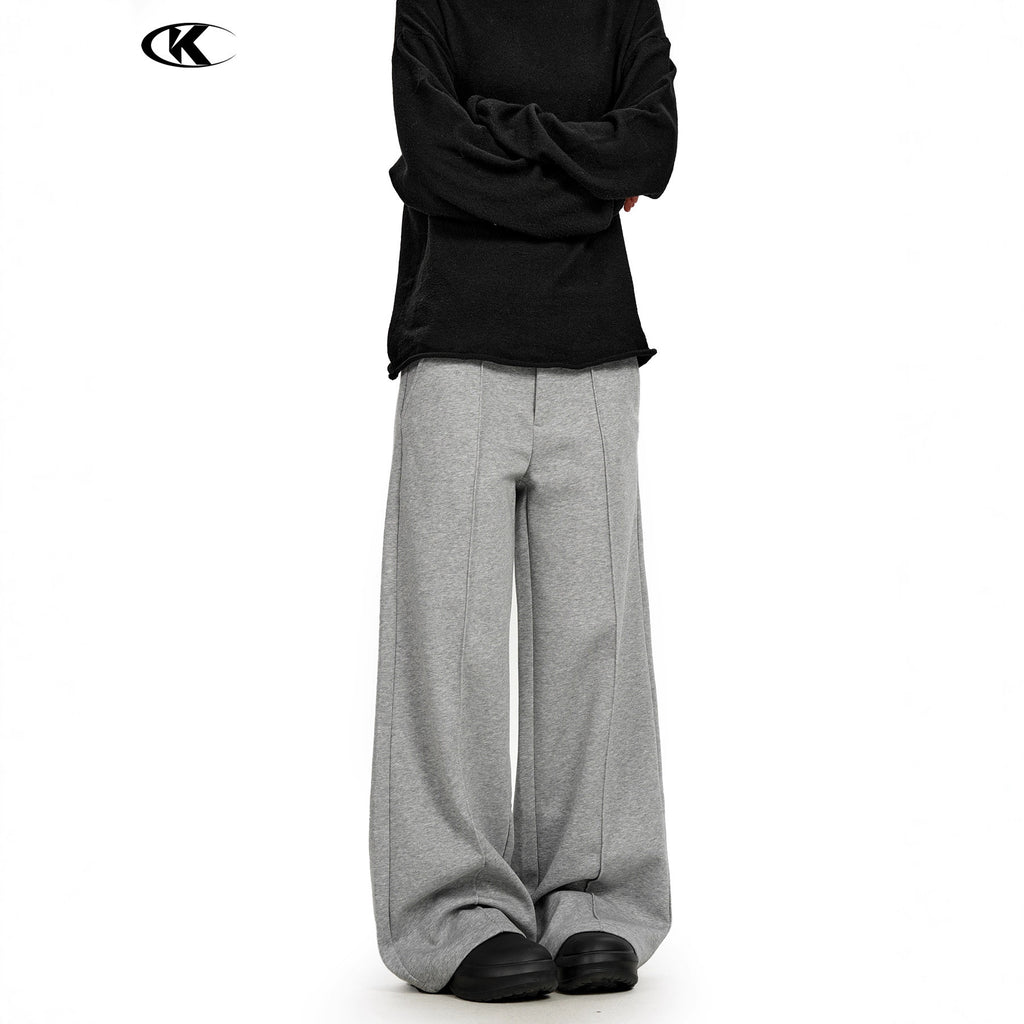 11KN Retro Straight Simple Casual Pants