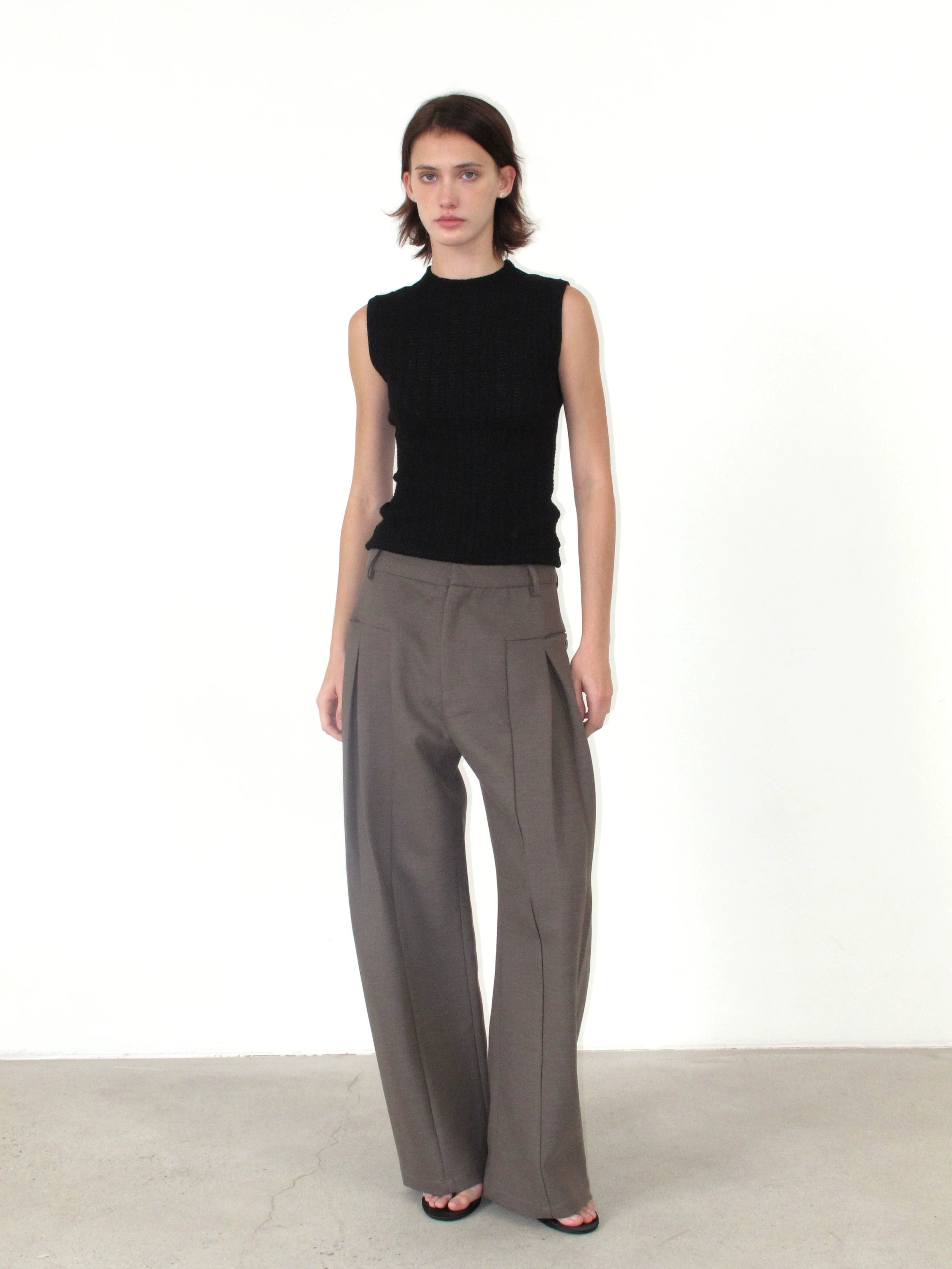 NOT UGLY Button Side Pocket Versatile Casual Pants