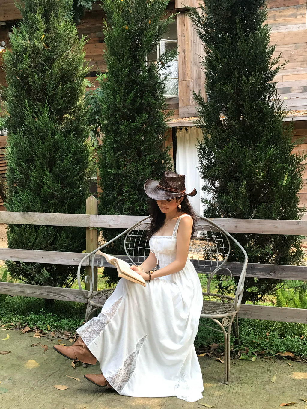 Audwyn Vintage Lace Patchwork Dress