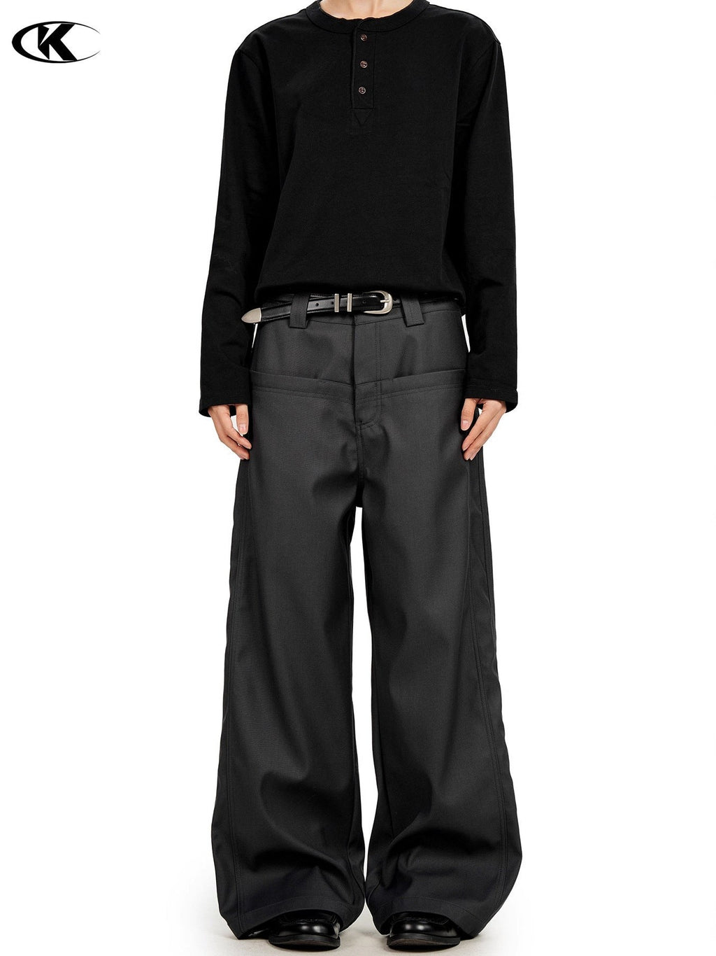 11KN Straight Three-dimensional Loose Versatile Casual Pants