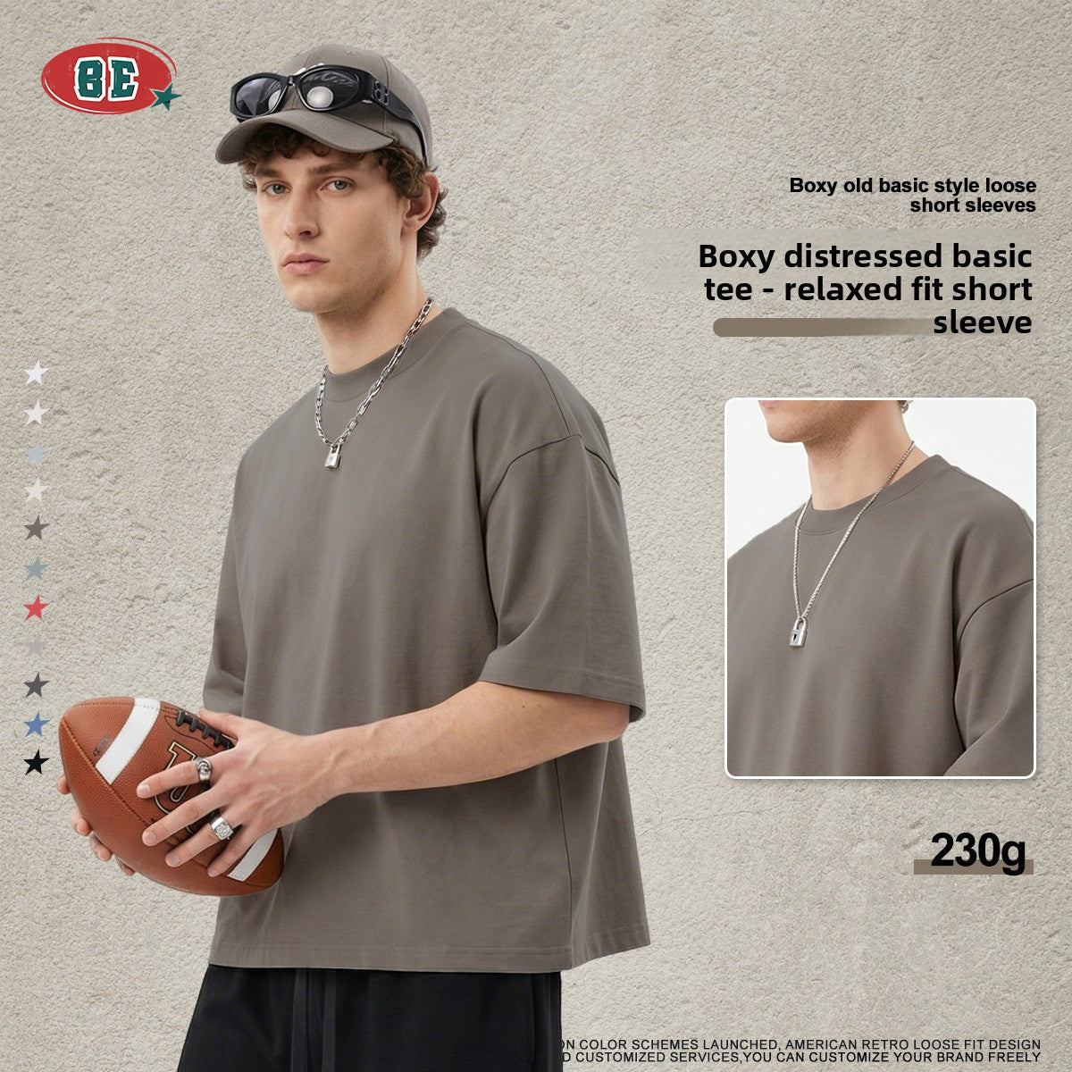 BE Casual Versatile Crew Neck Tee