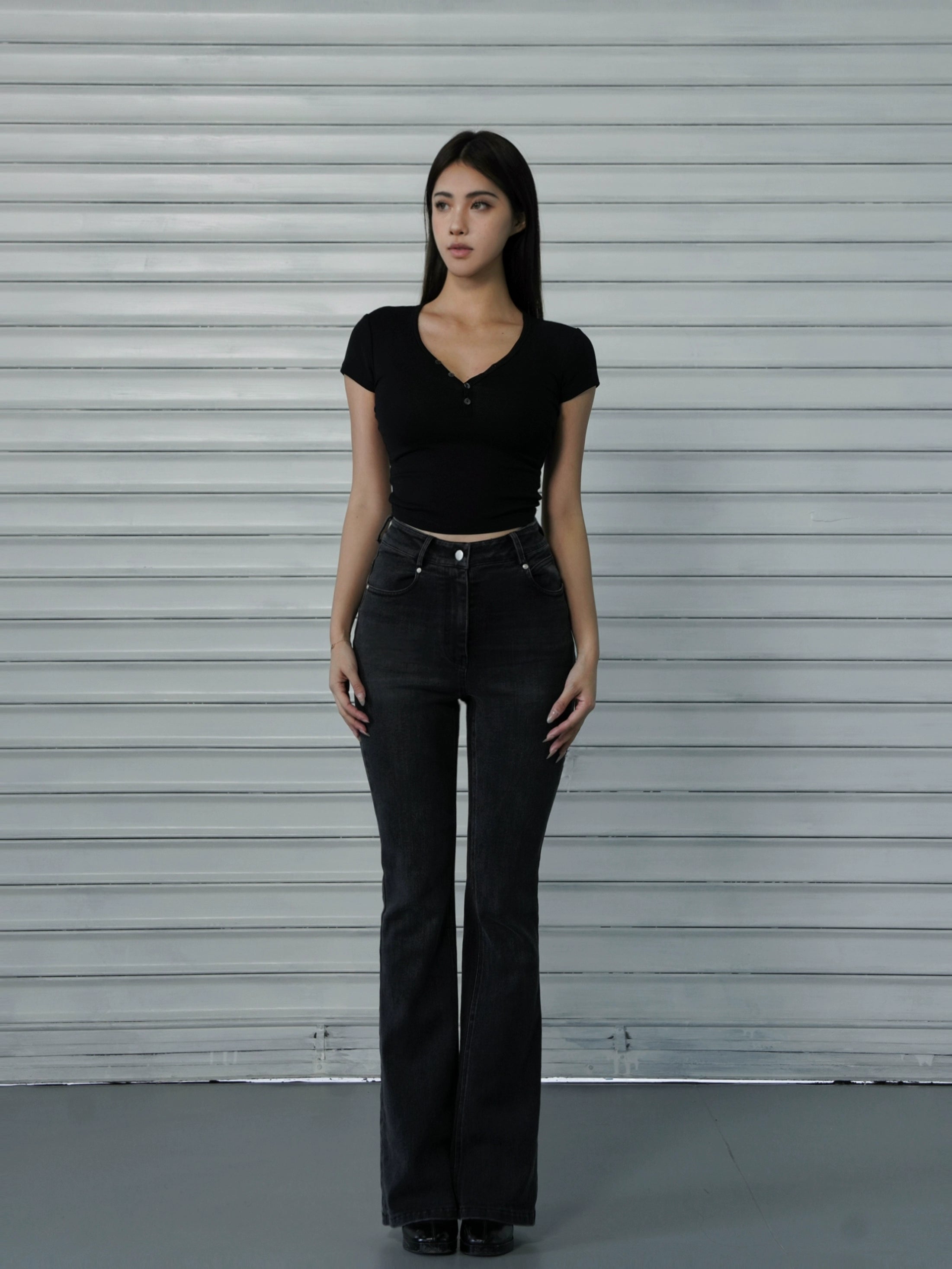 Jim Kennet Button Fit Tee