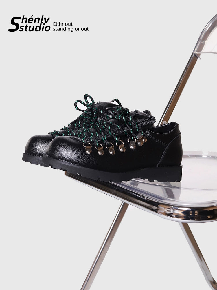 SHENLV STUDIO mountaineering derby shoes