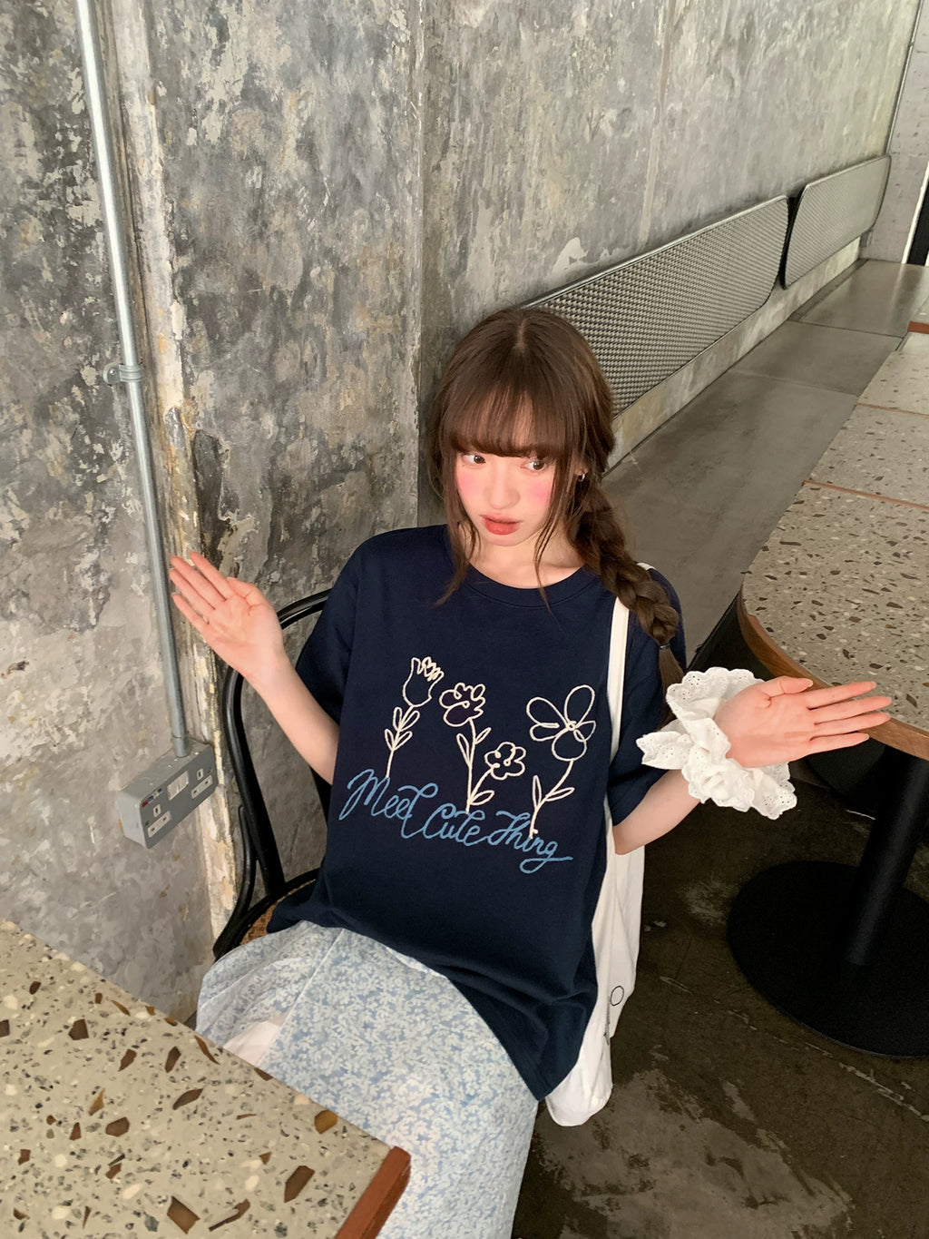 KANO Casual Round Neck Lazy Tee