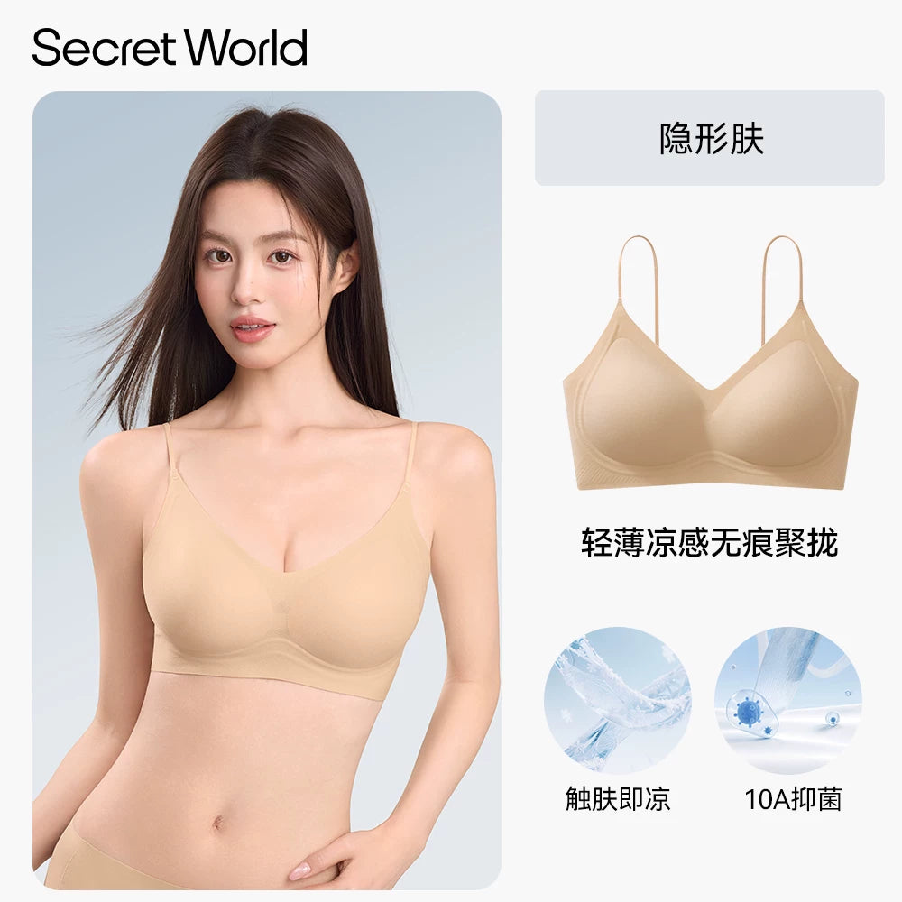 SecretWorld Thin Shoulder Strap Cool Bra Cover