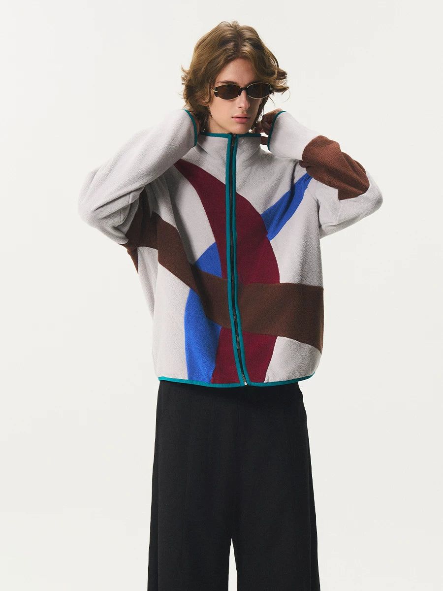 CNEW Vintage Spliced Loose Jacket