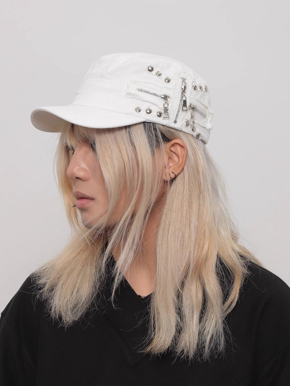 WORLDWIDE Niche Street Y2k Flat Top Retro Cap