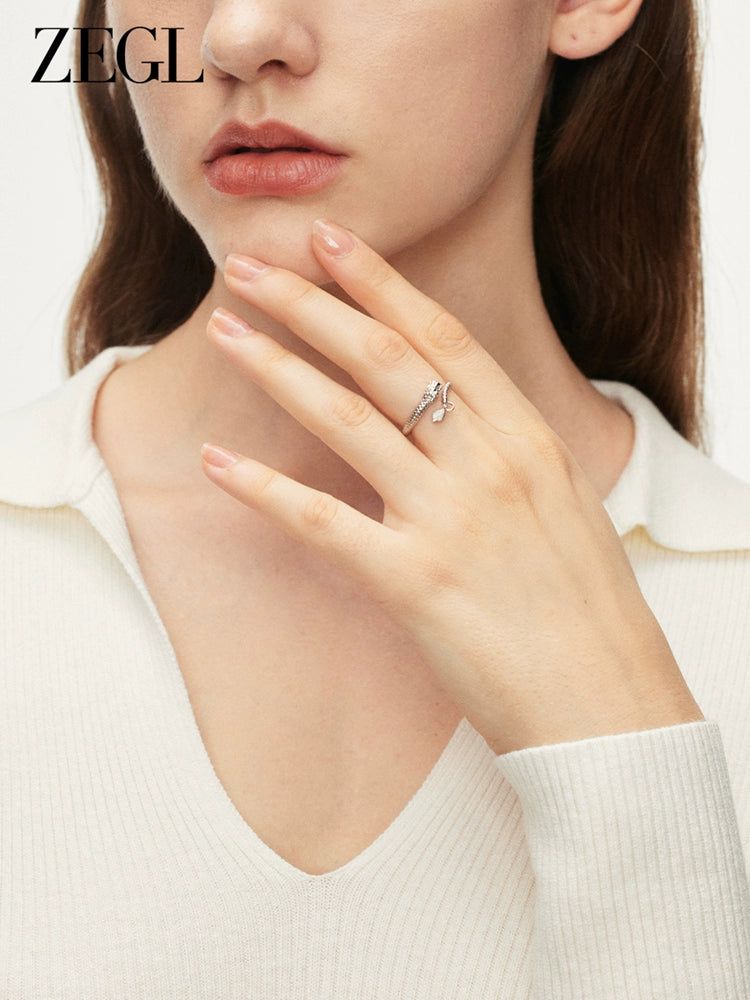 ZEGL Dragon-shaped Light Luxury High-end Ring