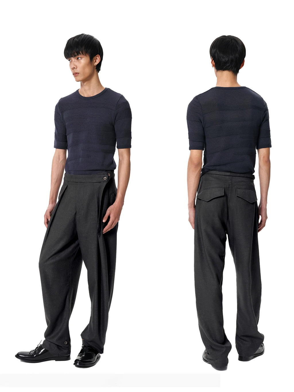 Slight Vogue Camouflage Ice Silk Woolen Casual Tee