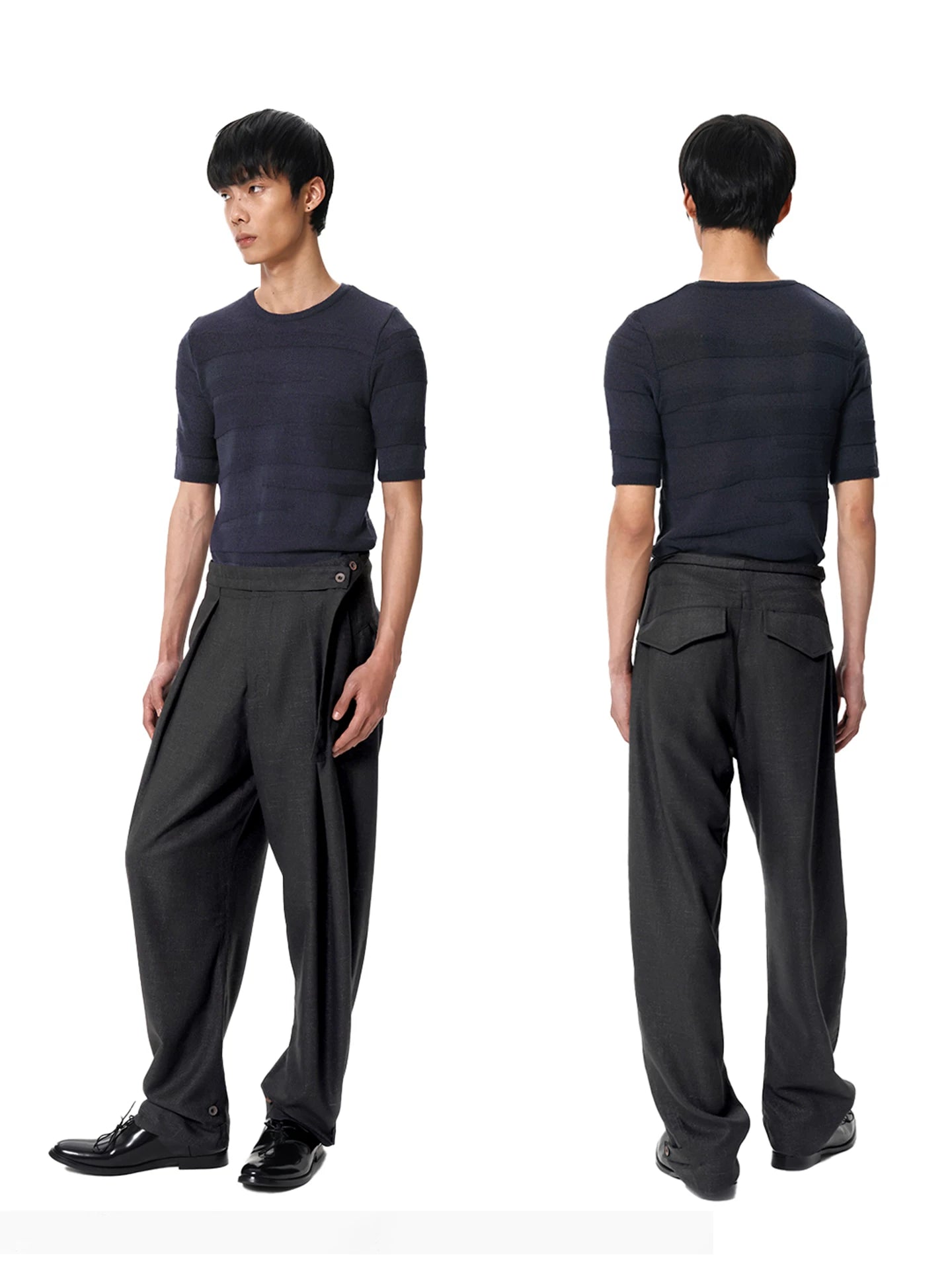Slight Vogue Camouflage Ice Silk Woolen Casual Tee
