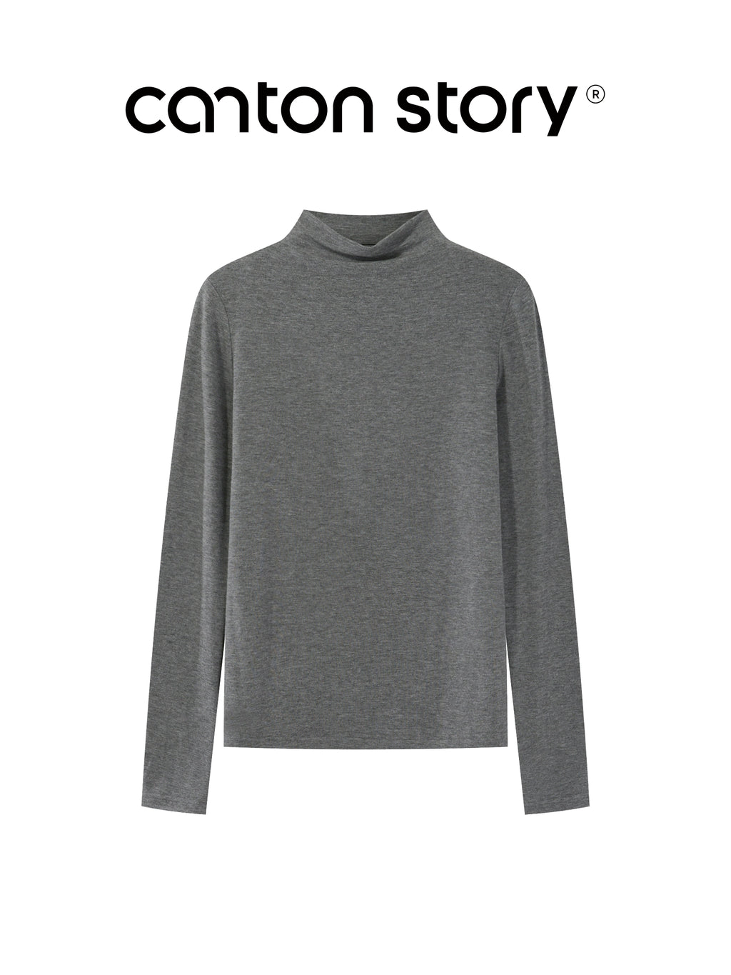 Cantonstory Shoulder Casual Versatile Bottom Shirt