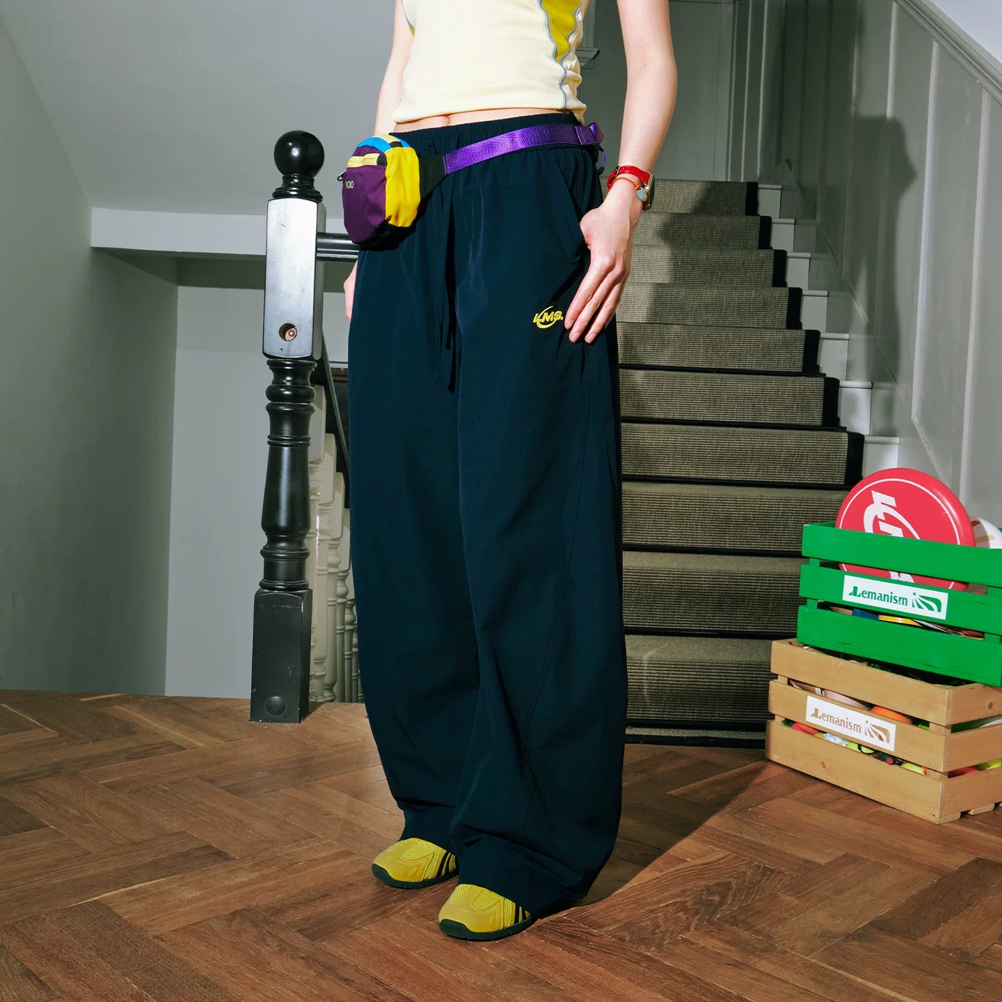 Lemanism Wide-leg Sweatpants