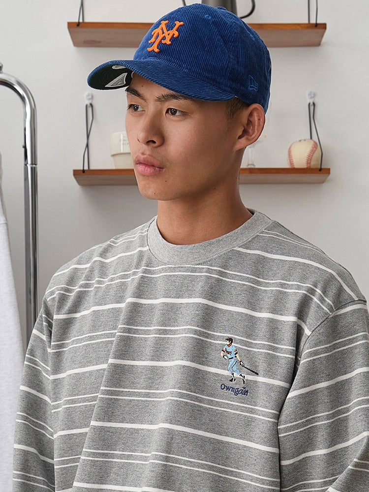 Battles Baseball Stripes Long Sleeves