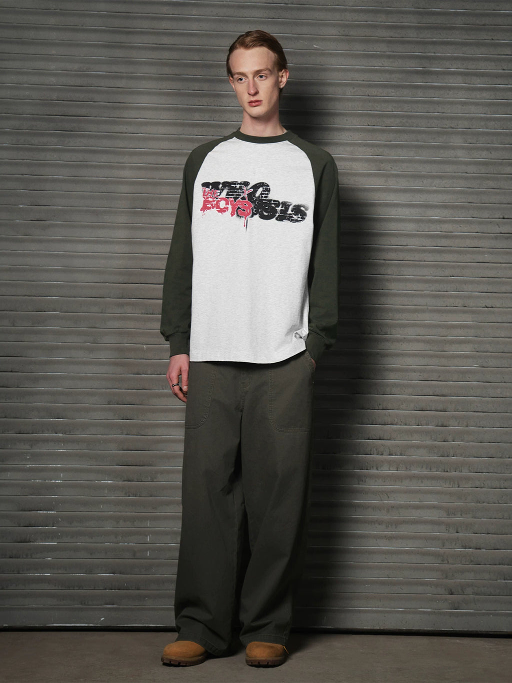 WHOOSIS Shoulder Simple Casual Long Sleeve