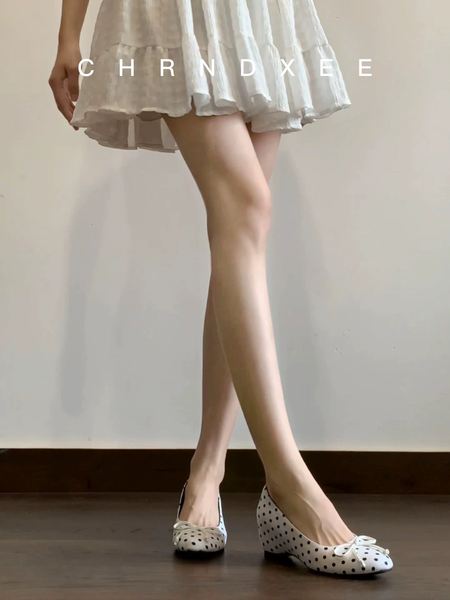 CHRNDXEE Versatile Bow Light Mouth Single Shoes