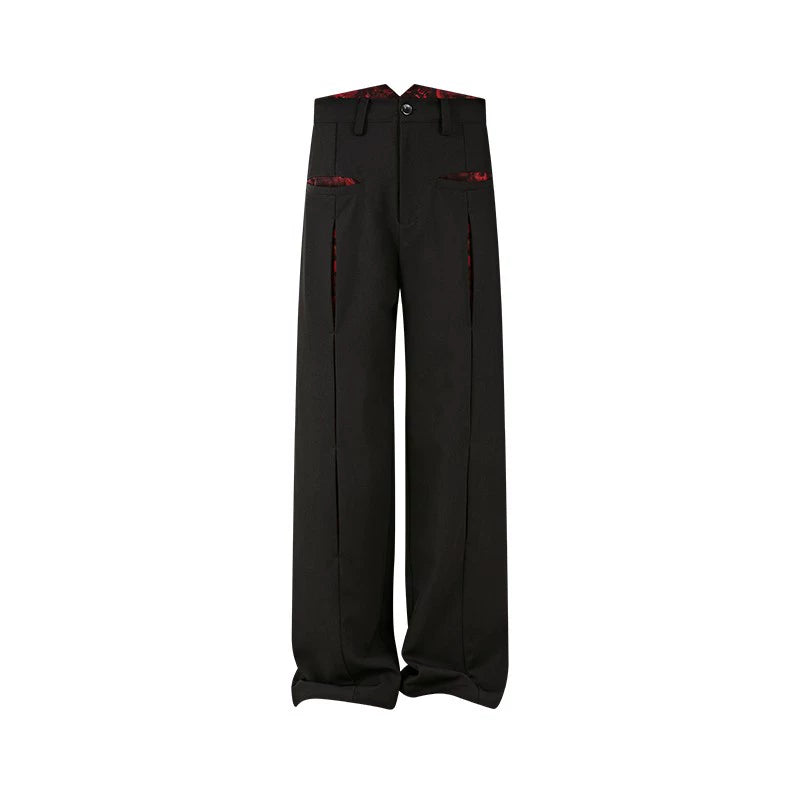 KREATE Contrasting Stand-up Collar Jacket